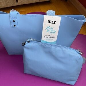 IFLY Weekender Tote and Crossbody Purse Pouch 5 yr Mfg Warranty